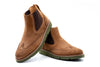 Piney Creek Suede Chelsea Wingtip Boots - French Roast
