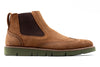 Piney Creek Suede Chelsea Wingtip Boots - French Roast