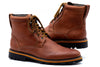 Bad Weather Oiled Saddle Leather Boots - Chestnut