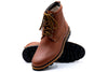Bad Weather Oiled Saddle Leather Boots - Chestnut