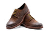 Napoli Italian Suede Wingtip - Snuff