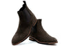 Tuscan Italian Suede Chelsea Boots - Espresso