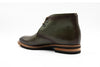 Tuscan Hand Finished Italian Calf Leather Chukka Boots - Black Forest - Back