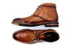 Tuscan Italian Calf Leather Chukka - Whiskey