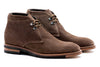 Tuscan Italian Calf Suede Chukka Boots - Earth