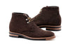 Tuscan Italian Suede Chukka Boots - Espresso