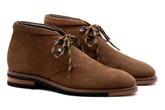 Tuscan Premium Italian Suede Chukka Boots - Tobacco