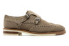 Tuscan Italian Suede Double Monk - Grigio