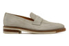 Tuscan Italian Suede Penny Loafers - Sabbia