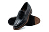 Tuscan Italian Saddle Leather Penny - Black