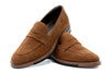 Tuscan Premium Italian Suede Penny - Tobacco