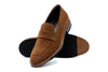 Tuscan Premium Italian Suede Penny - Tobacco