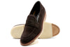 Tuscan Italian Suede Penny Loafer - Walnut