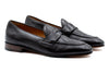 Bologna Italian Deerskin Penny Loafers- Walnut