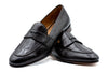 Bologna Italian Deerskin Penny Loafers- Walnut