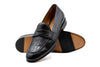 Bologna Italian Deerskin Penny Loafers- Walnut