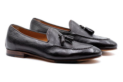 Bologna Tassel Italian Deerskin Loafers - Espresso