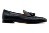 Bologna Italian Deerskin Leather Tassel - Black