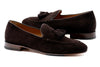 Bologna Italian Suede Tassel Penny - Walnut