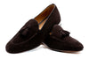 Bologna Italian Suede Tassel Penny - Walnut