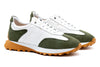 Milano Tumbled Glove Leather Sneakers - Cypress