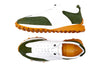 Milano Tumbled Glove Leather Sneakers - Cypress