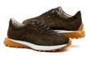 Milano Italian Suede Sneaker - Umber