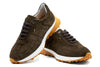 Milano Italian Suede Sneaker - Umber