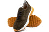 Milano Italian Suede Sneaker - Umber