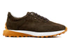 Milano Italian Suede Sneaker - Umber