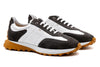 Milano Tumbled Glove Leather Sneaker - Smoke