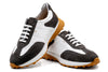 Milano Tumbled Glove Leather Sneaker - Smoke