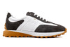 Milano Tumbled Glove Leather Sneaker - Smoke
