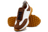 Milano Tumbled Glove Leather Sneaker - Chestnut