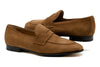 Bologna Italian Suede Penny Loafer - Tobacco