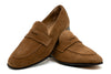 Bologna Italian Suede Penny Loafer - Tobacco