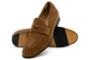 Bologna Italian Suede Penny Loafer - Tobacco