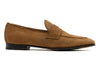 Bologna Italian Suede Penny Loafer - Tobacco