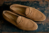 Bologna Italian Suede Penny Loafer - Tobacco