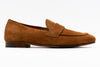 Bologna Italian Suede Penny Loafer - Tobacco