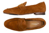 Bologna Italian Suede Penny Loafer - Tobacco