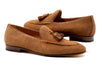 Bologna Italian Suede Tassel Loafers - French Roast