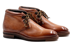 Tuscan Italian Calf Leather Chukka - Sienna