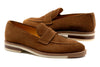 Tuscan Italian Suede Penny - Tobacco