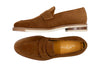Tuscan Italian Suede Penny - Tobacco