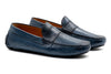 Maranello Italian Calf Leather Driver Loafers - Marine