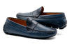 Maranello Italian Calf Leather Driver Loafers - Marine