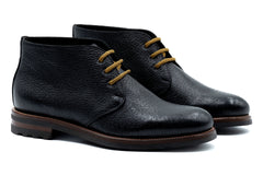 Napoli European Elk Chukka Boots - Black
