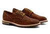 Napoli Italian Suede Wingtip - Snuff