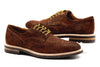 Napoli Italian Suede Wingtip - Snuff